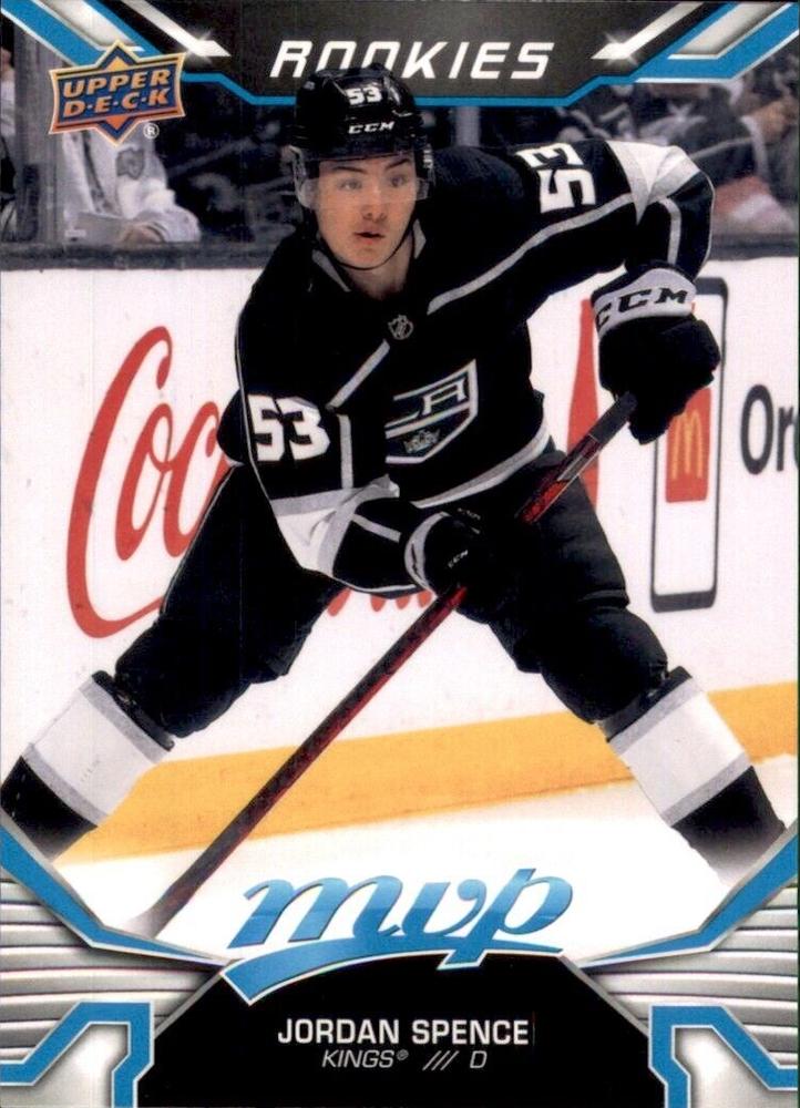 Jordan Spence Rookie #249 Los Angeles Kings | 2022-23 Upper Deck MVP