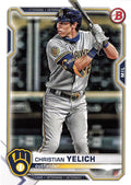 Christian Yelich #24 Milwaukee Brewers | 2021 Bowman