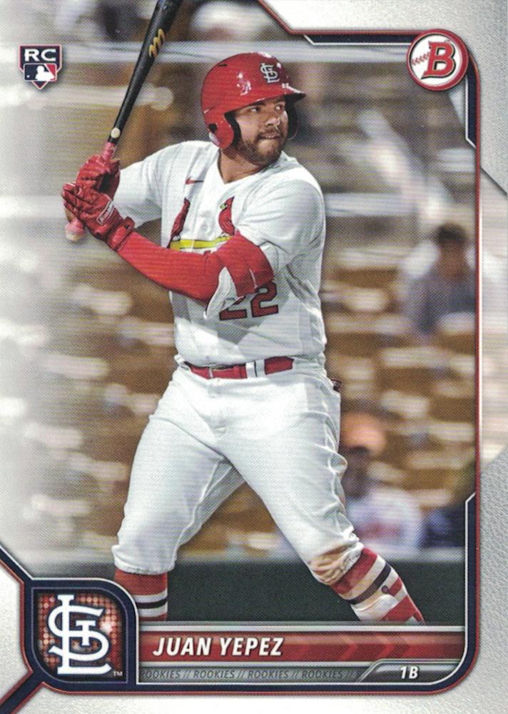 Juan Yepez #24 St. Louis Cardinals | 2022 Bowman