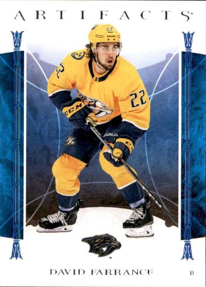 David Farrance #24 Nashville Predators | 2022-23 Upper Deck Artifacts
