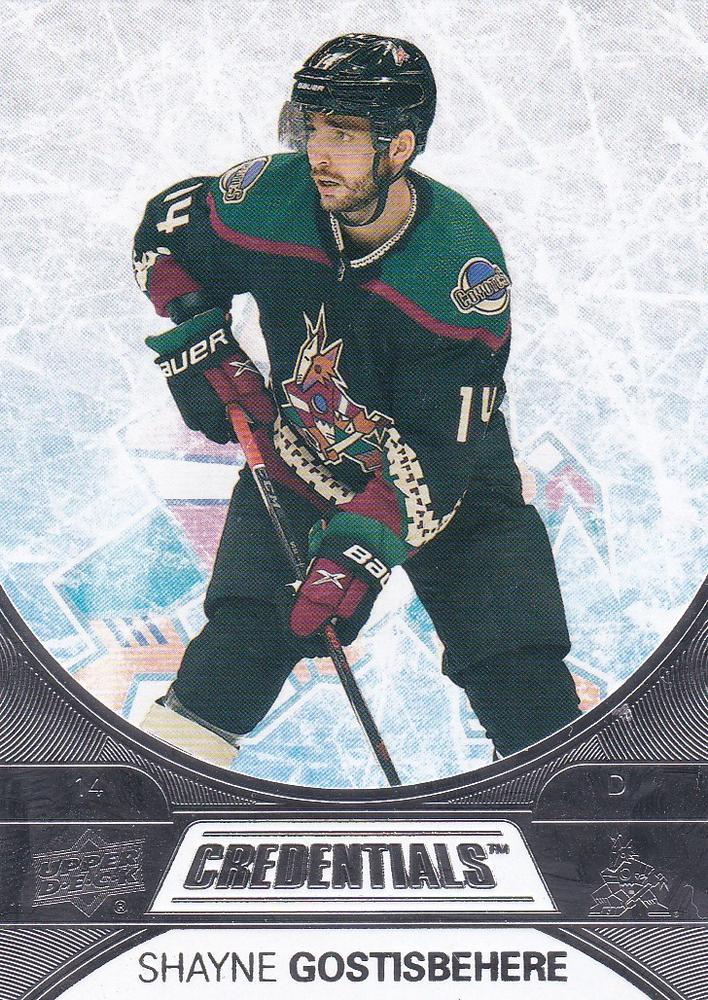 Shayne Gostisbehere #24 Arizona Coyotes | 2021-22 Upper Deck Credentials