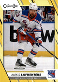 Alexis Lafreniere #24 New York Rangers | 2023-24 O-Pee-Chee Yellow Border
