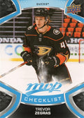 Trevor Zegras Rookie #250 Anaheim Ducks | 2021-22 Upper Deck MVP