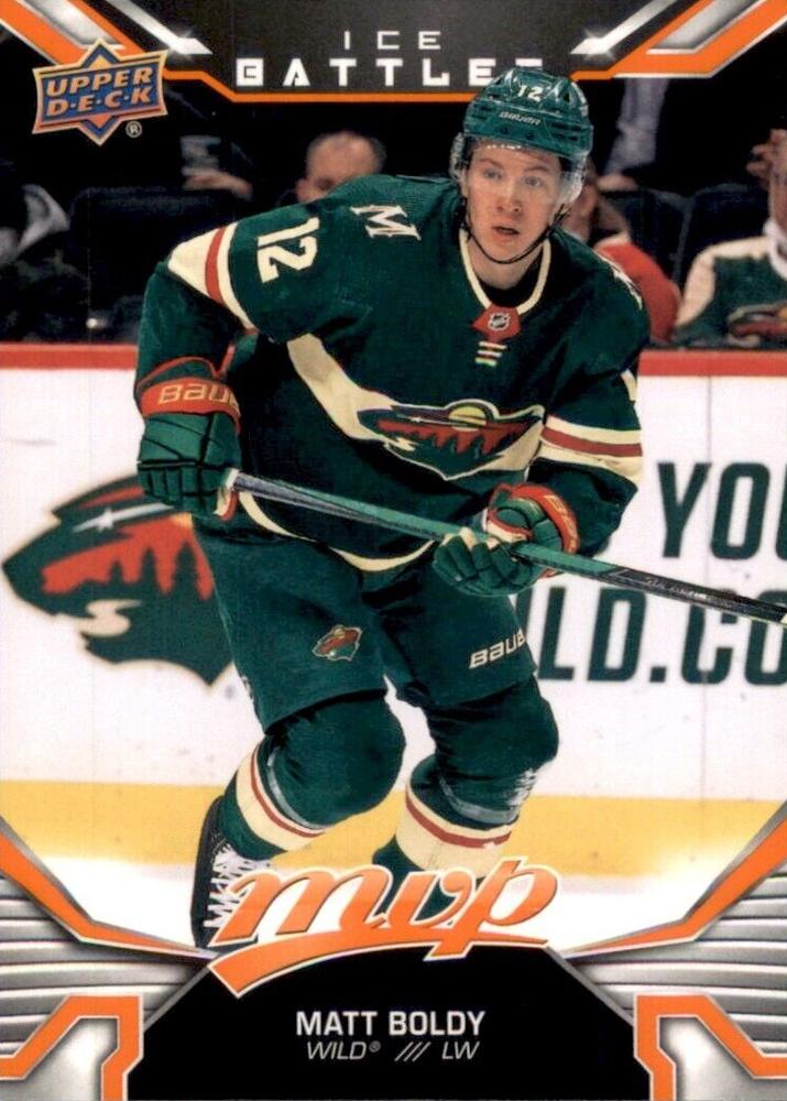 Matt Boldy Rookie #250 Minnesota Wild | 2022-23 Upper Deck MVP Ice Battles