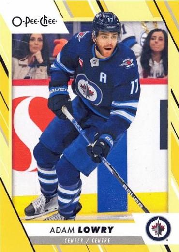 Adam Lowry #250 Winnipeg Jets | 2023-24 O-Pee-Chee Yellow Border