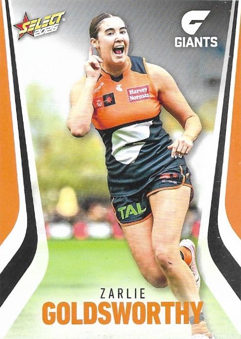Zarlie Goldsworthy #250 Greater Western Sydney Giants | 2026 Select AFL Footy Stars