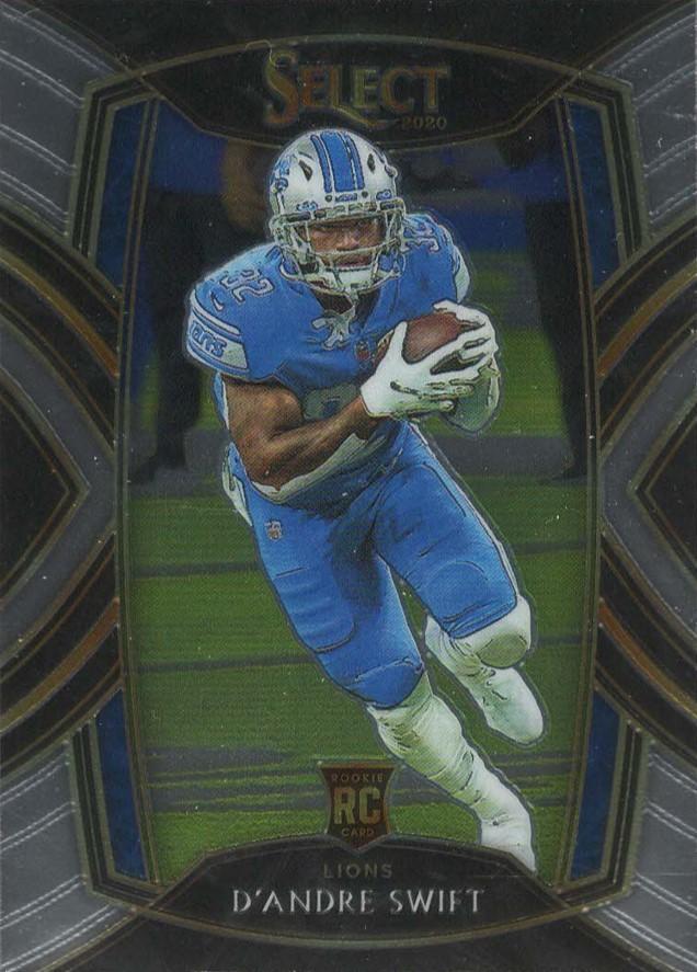D'Andre Swift #251 Detroit Lions | 2020 Panini Select |  | NFL Football
