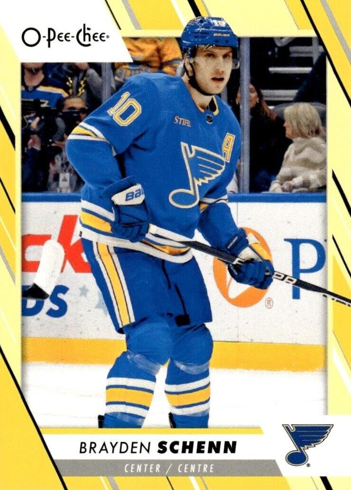 Brayden Schenn #251 St. Louis Blues | 2023-24 O-Pee-Chee Yellow Border