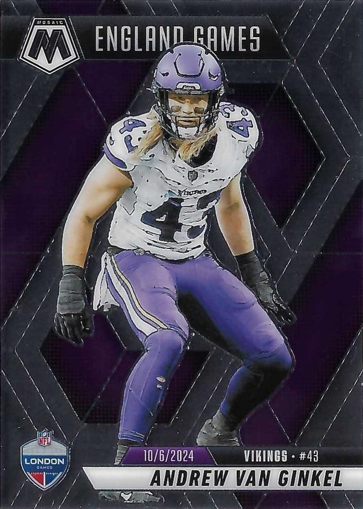 Andrew Van Ginkel #251 Minnesota Vikings | 2025 Panini Mosaic | NFL Football