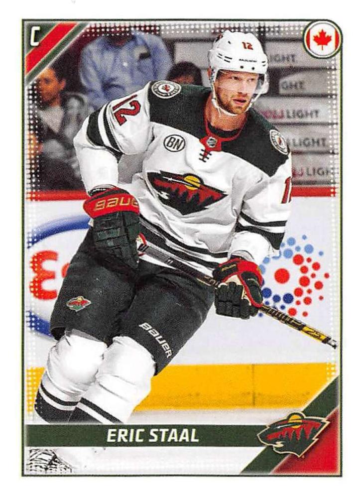 Eric Staal #252 Minnesota Wild | 2019-20 Topps NHL Sticker Collection