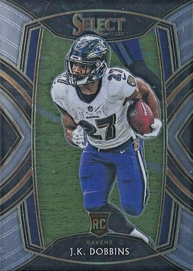 J.K. Dobbins #252 Baltimore Ravens | 2020 Panini Select |  | NFL Football