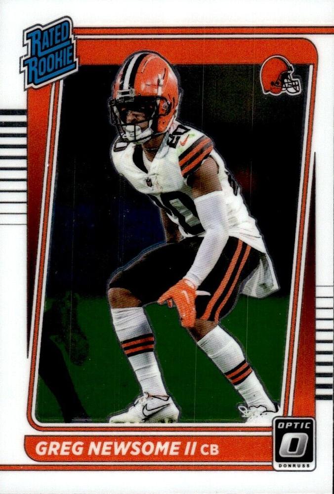 Greg Newsome II #252 Cleveland Browns | 2021 Donruss Optic | NFL Football