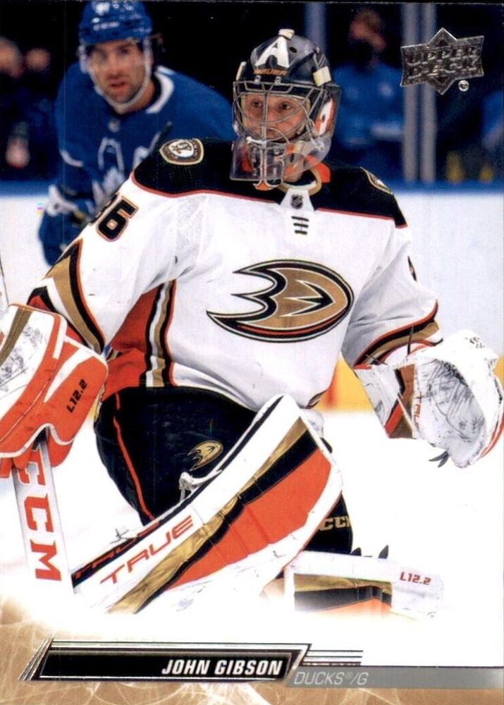 John Gibson #252 Anaheim Ducks | 2022-23 Upper Deck