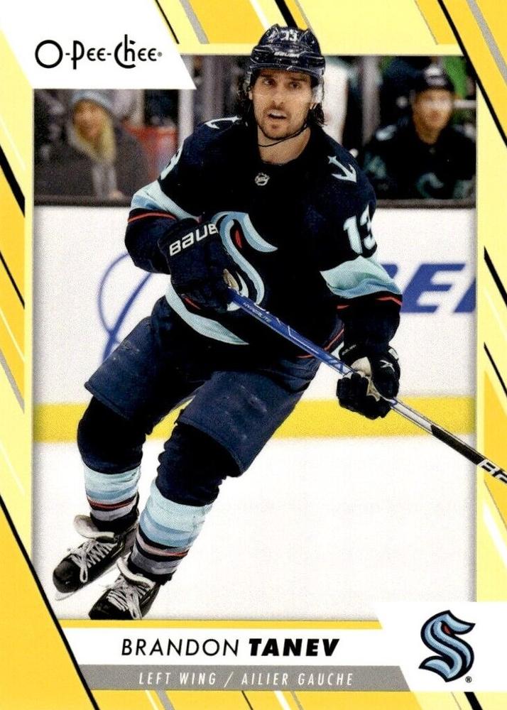 Brandon Tanev #252 Seattle Kraken | 2023-24 O-Pee-Chee Yellow Border