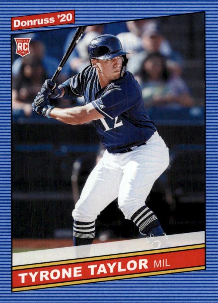 Tyrone Taylor #253 Milwaukee Brewers | 2020 Donruss