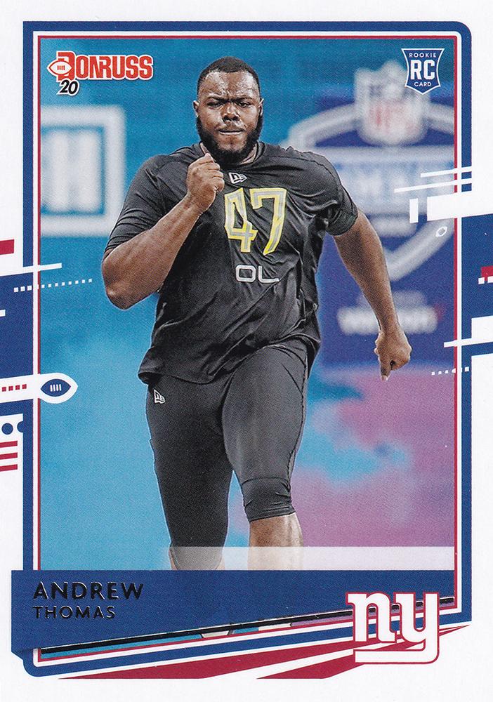 Andrew Thomas #253 New York Giants | 2020 Panini Donruss | NFL Football