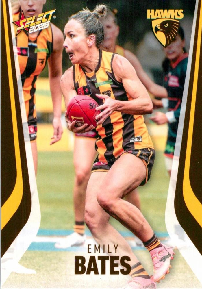 Emily Bates #253 Hawthorn Hawks | 2026 Select AFL Footy Stars
