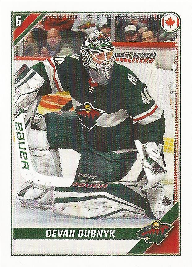 Devan Dubnyk #254 Minnesota Wild | 2019-20 Topps NHL Sticker Collection