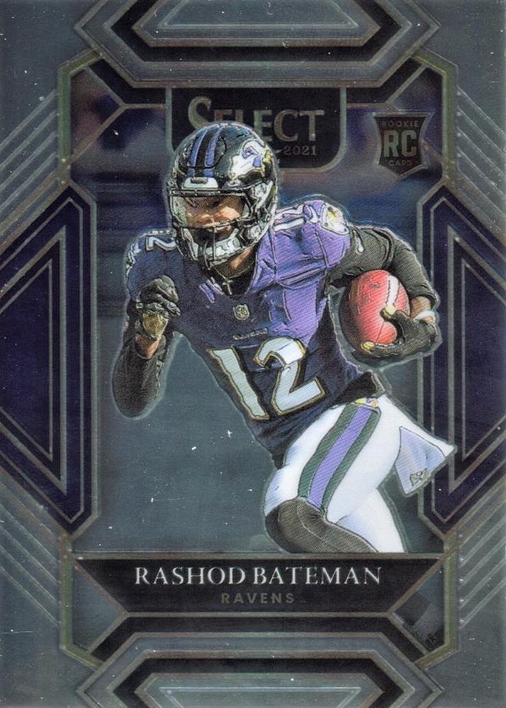Rashod Bateman #255 Baltimore Ravens | 2021 Panini Select |  | NFL Football