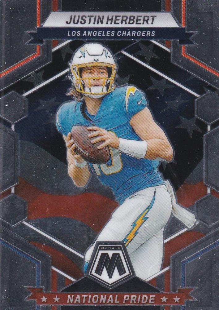 Justin Herbert #255 Los Angeles Chargers | 2023 Panini Mosaic | NFL Football