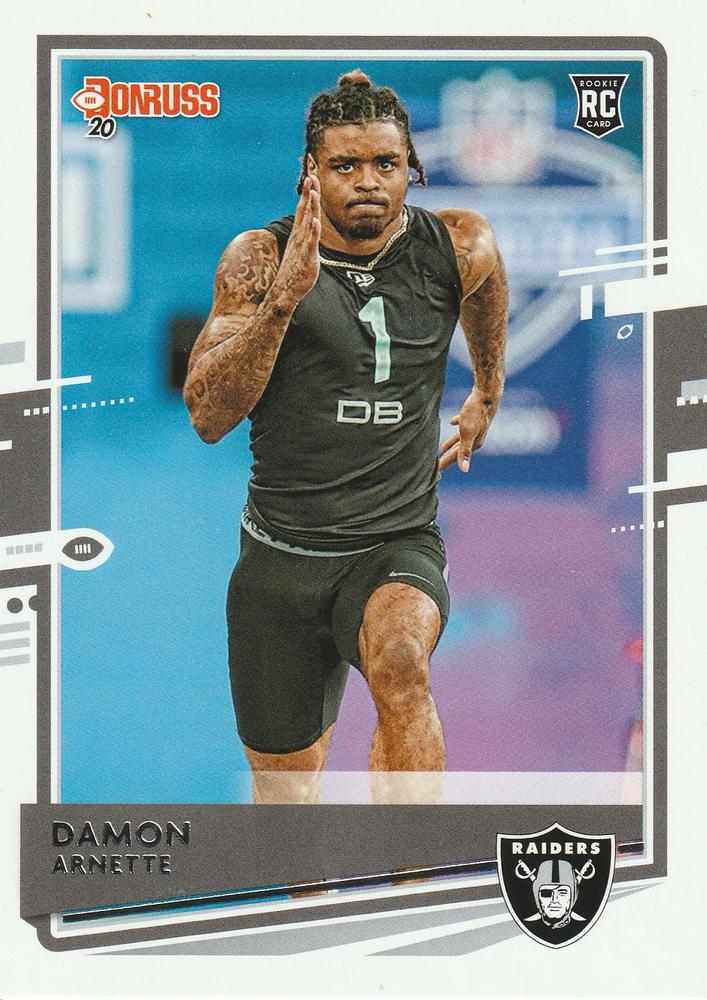 Damon Arnette #256 Las Vegas Raiders | 2020 Panini Donruss | NFL Football