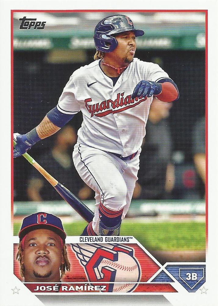 José Ramírez #256 Cleveland Guardians | 2023 Topps