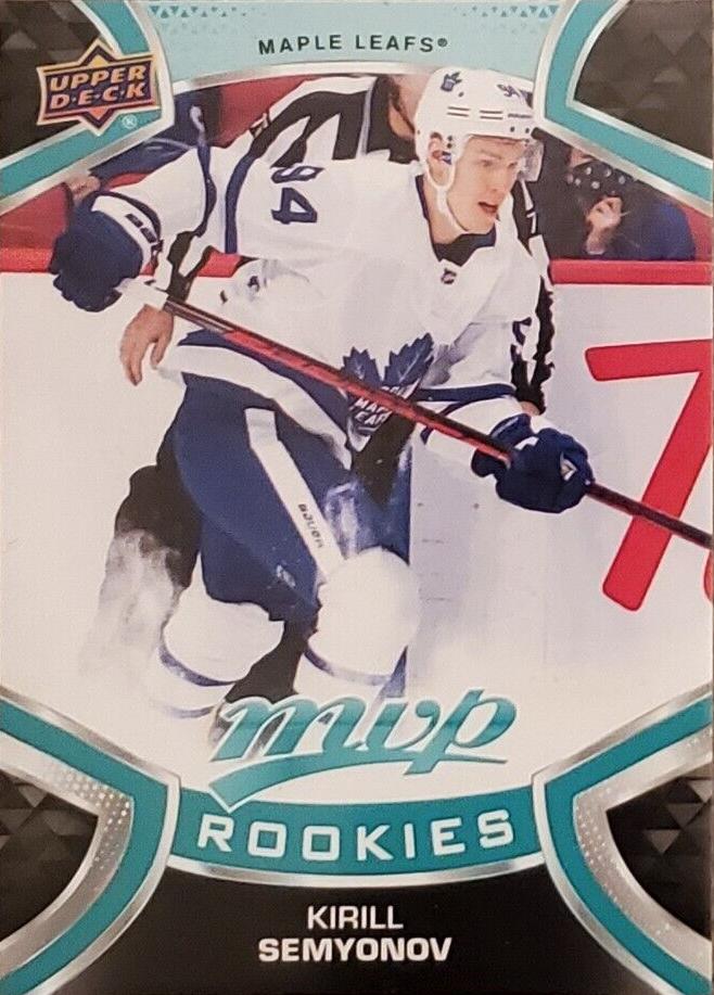 Kirill Semyonov Rookie #257 Toronto Maple Leafs | 2021-22 Upper Deck MVP