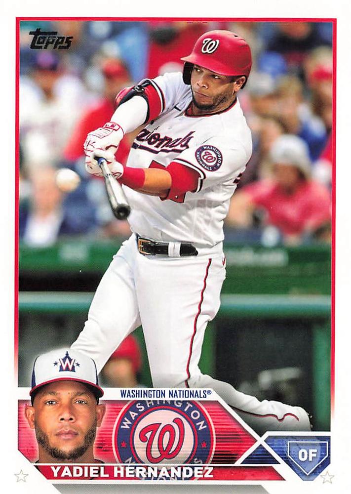 Yadiel Hernandez #257 Washington Nationals | 2023 Topps