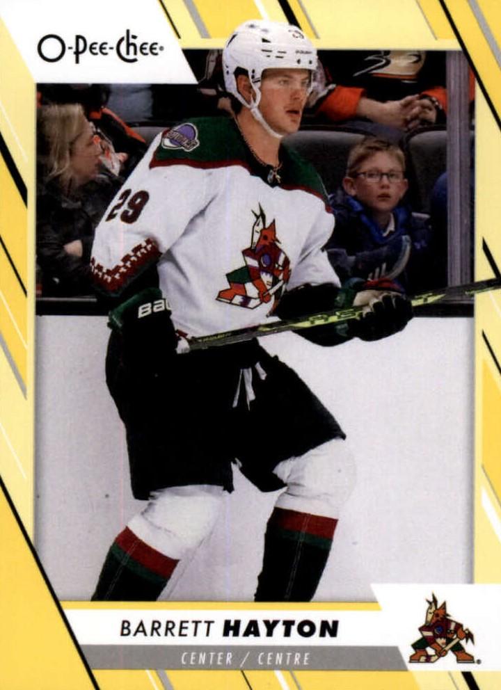 Barrett Hayton #257 Arizona Coyotes | 2023-24 O-Pee-Chee Yellow Border