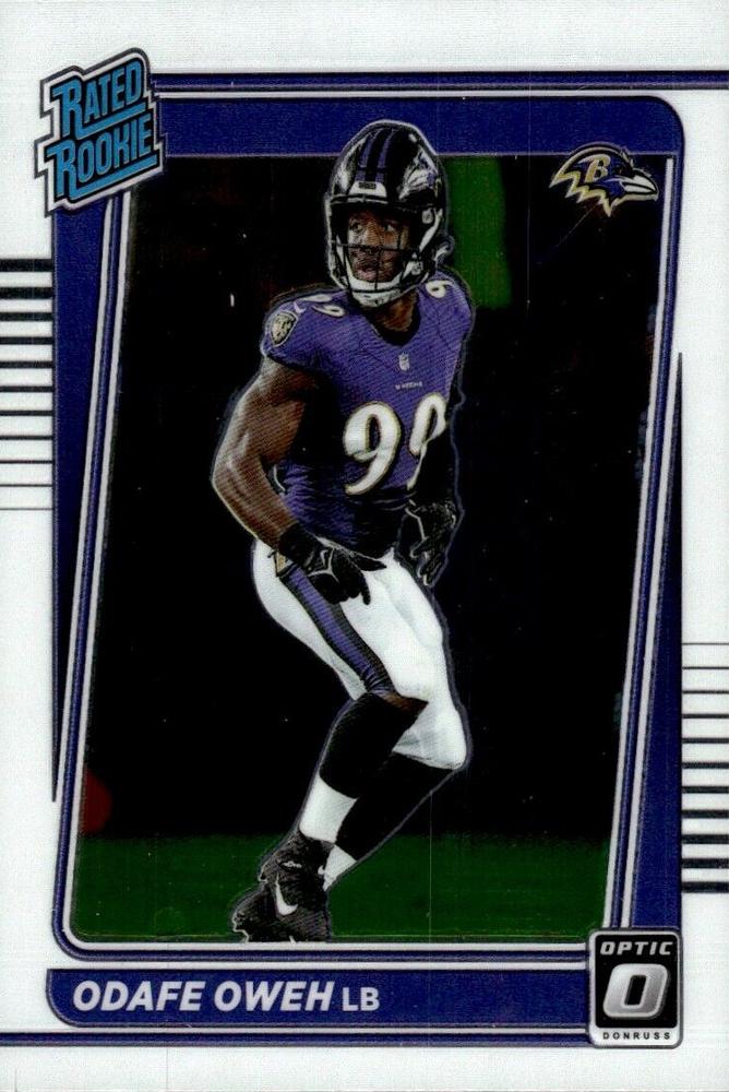 Odafe Oweh #258 Baltimore Ravens | 2021 Donruss Optic | NFL Football
