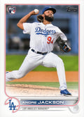 Andre Jackson #258 Los Angeles Dodgers (Factory set, Large RC logo) | 2022 Topps