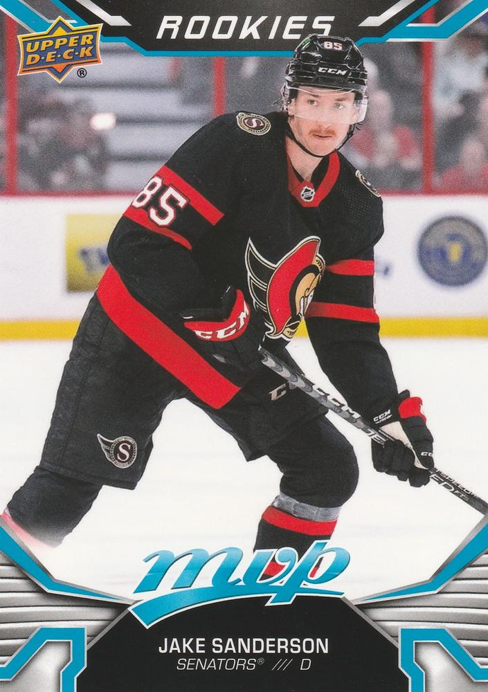 Jake Sanderson Rookie #258 Ottawa Senators | 2022-23 Upper Deck MVP
