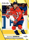 Rasmus Sandin #258 Washington Capitals | 2023-24 O-Pee-Chee Yellow Border