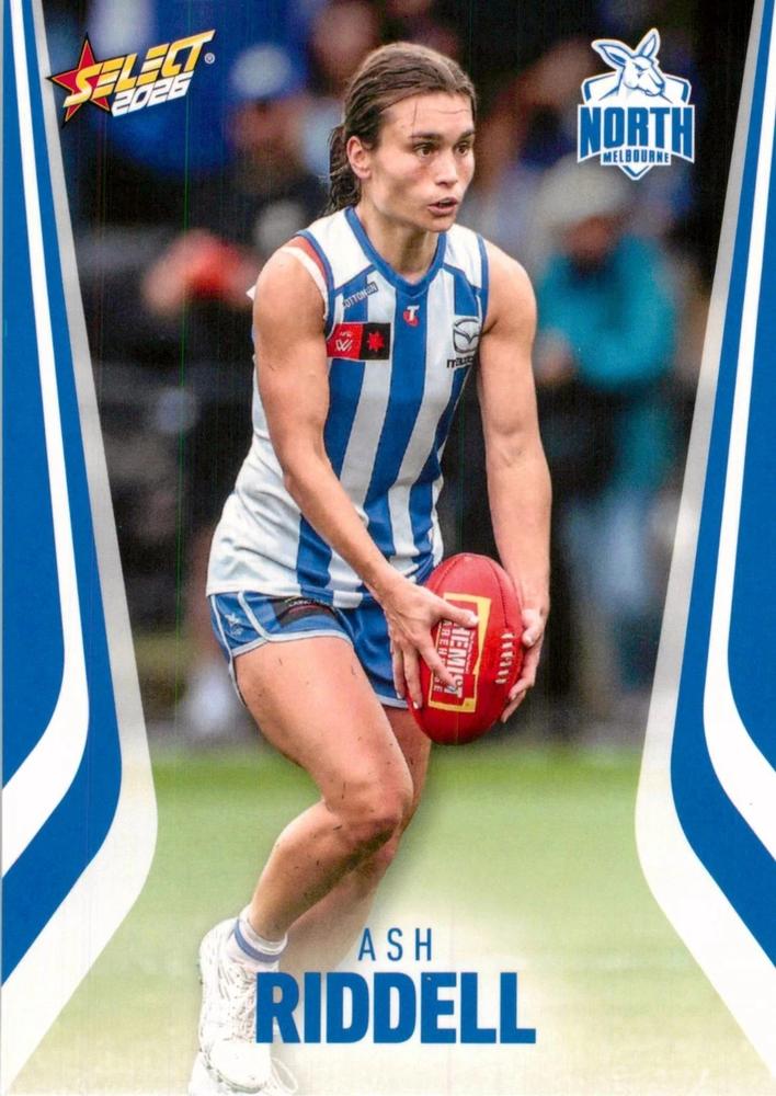 Ash Riddell #258 North Melbourne Kangaroos | 2026 Select AFL Footy Stars