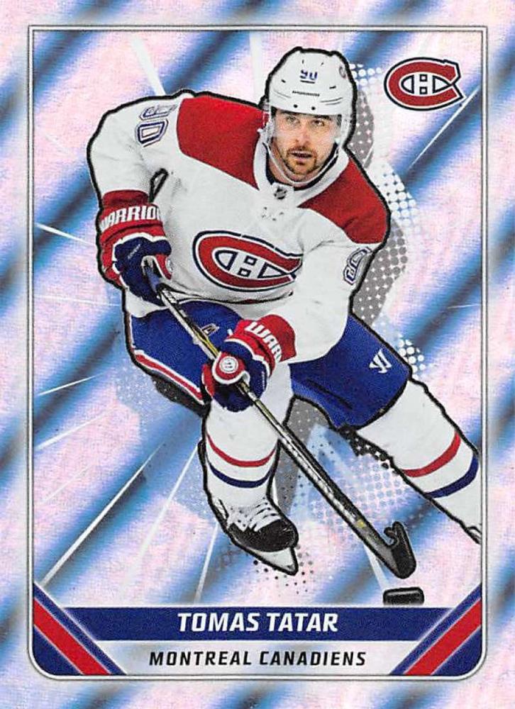 Tomas Tatar FOIL #259 Montreal Canadiens | 2019-20 Topps NHL Sticker Collection