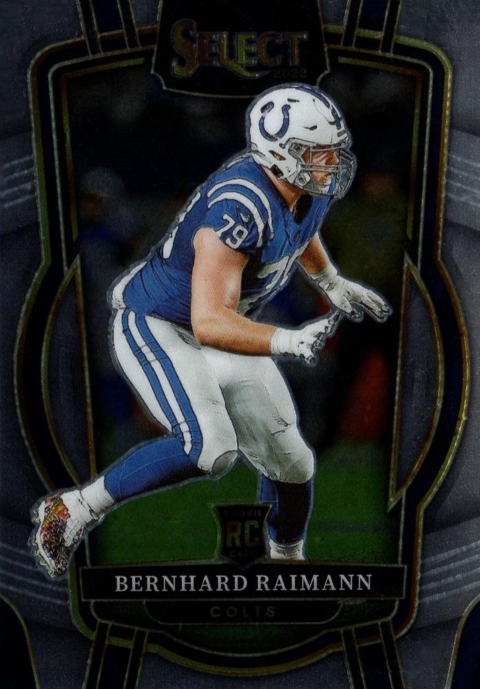 Bernhard Raimann #259 Indianapolis Colts | 2022 Panini Select | NFL Football