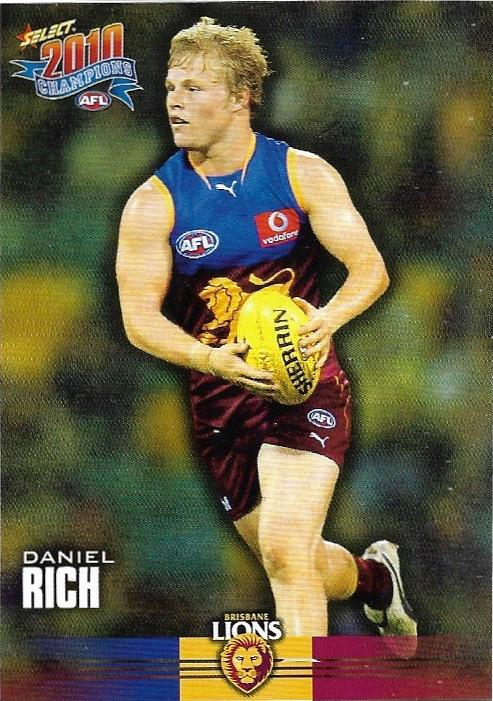 Daniel Rich #25 Brisbane Lions | 2010 Select AFL Champions
