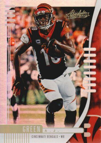 A.J. Green #25 Cincinnati Bengals | 2019 Panini Absolute |  | NFL Football