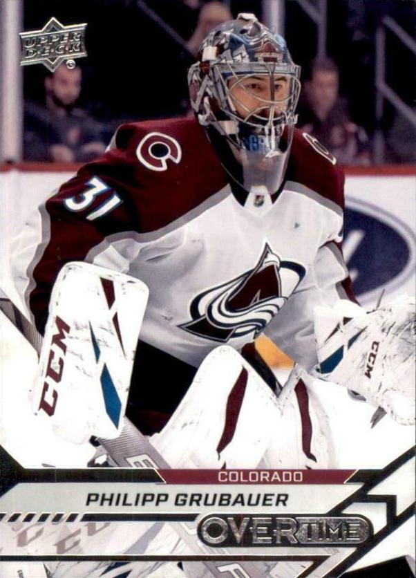 Philipp Grubauer #25 Colorado Avalanche | 2020-21 Upper Deck Overtime