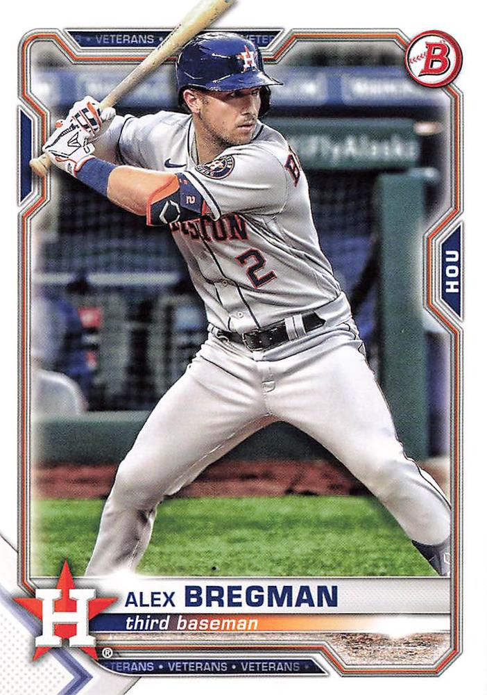Alex Bregman #25 Houston Astros | 2021 Bowman