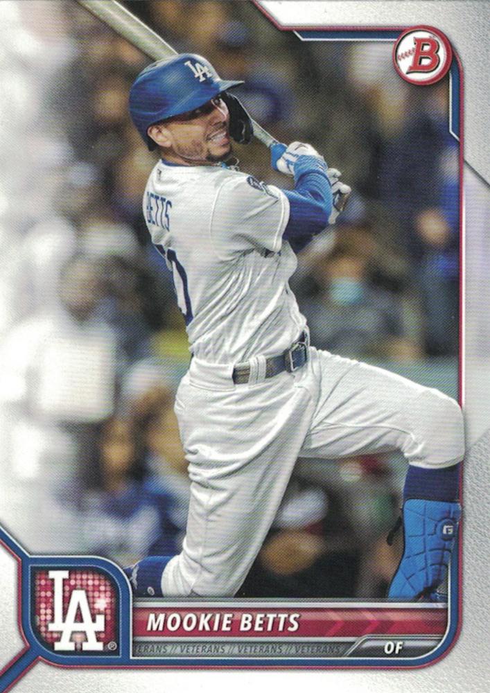 Mookie Betts #25 Los Angeles Dodgers | 2022 Bowman