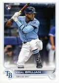 Vidal Brujan #25 Tampa Bay Rays (Factory set, Large RC logo) | 2022 Topps