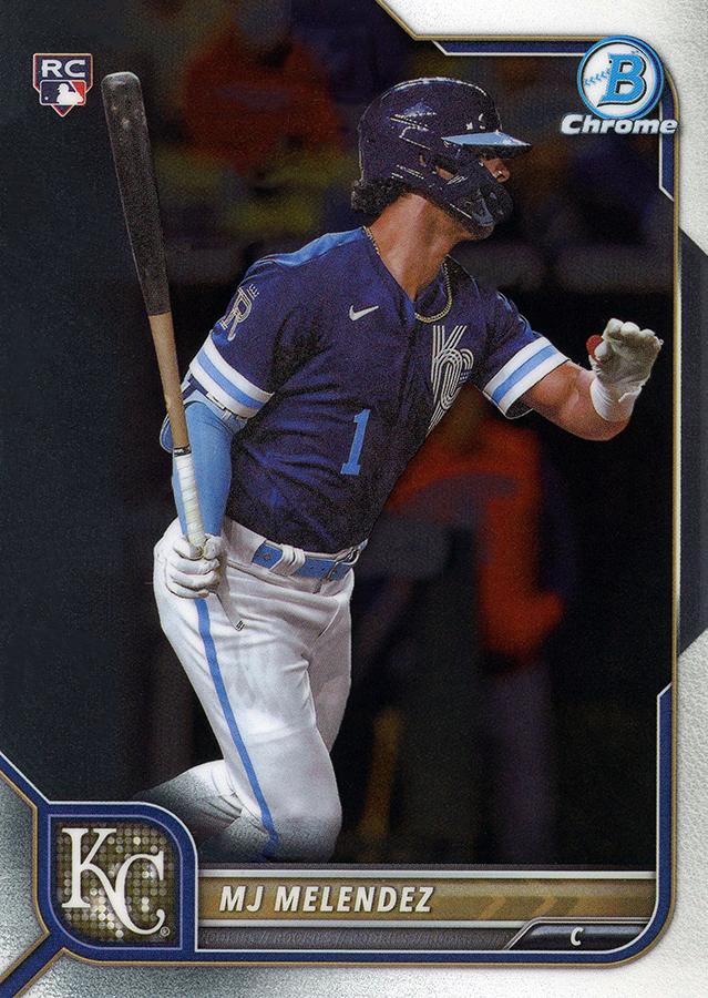 MJ Melendez #25 Kansas City Royals | 2022 Bowman Chrome