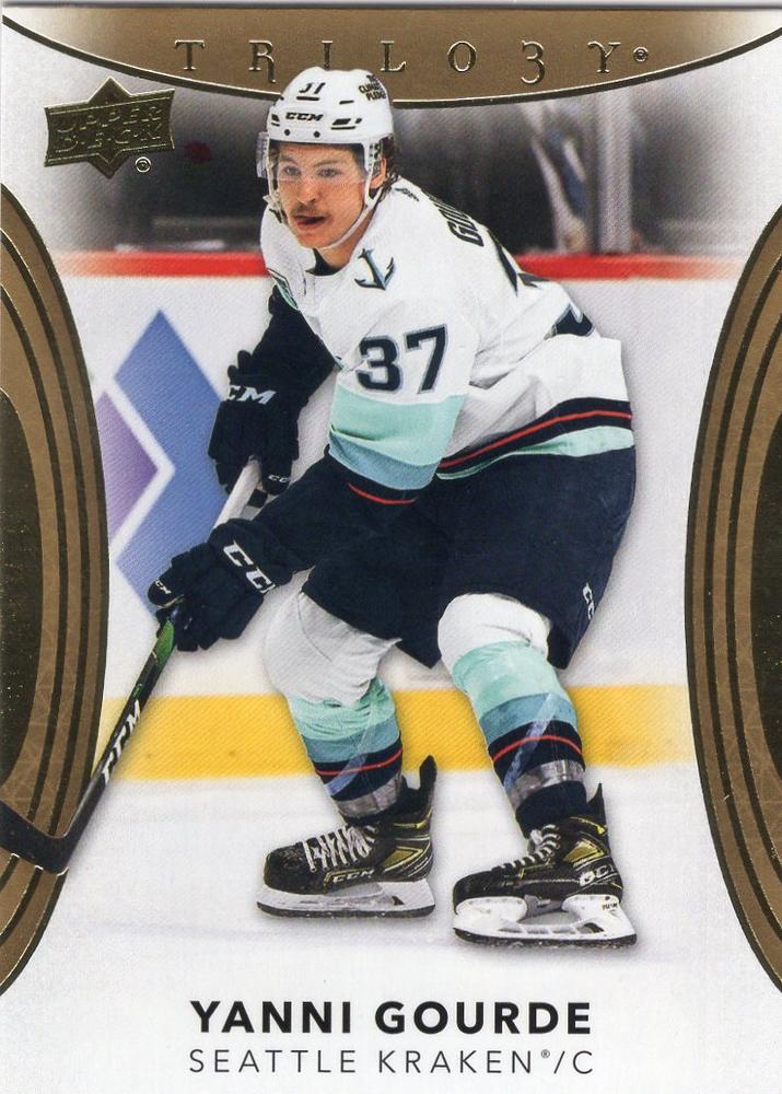 Yanni Gourde #25 Seattle Kraken | 2022-23 Upper Deck Trilogy