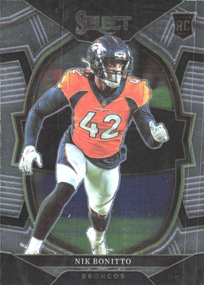 Nik Bonitto #25 Denver Broncos | 2022 Panini Select | NFL Football