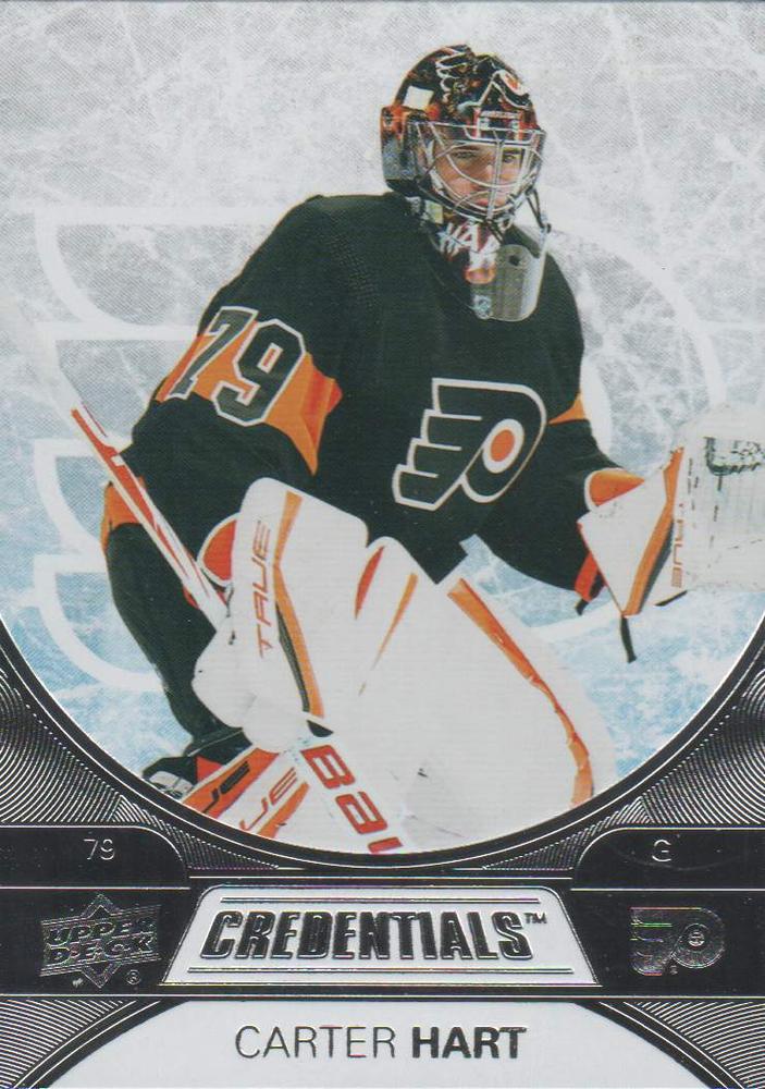 Carter Hart #25 Philadelphia Flyers | 2021-22 Upper Deck Credentials