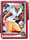 Brian Robinson Jr. #25 San Francisco 49ers | 2025 Donruss Optic | NFL Football