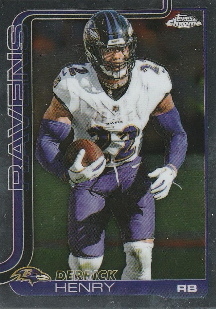 Derrick Henry #25 Baltimore Ravens | 2025 Topps Chrome | NFL Football