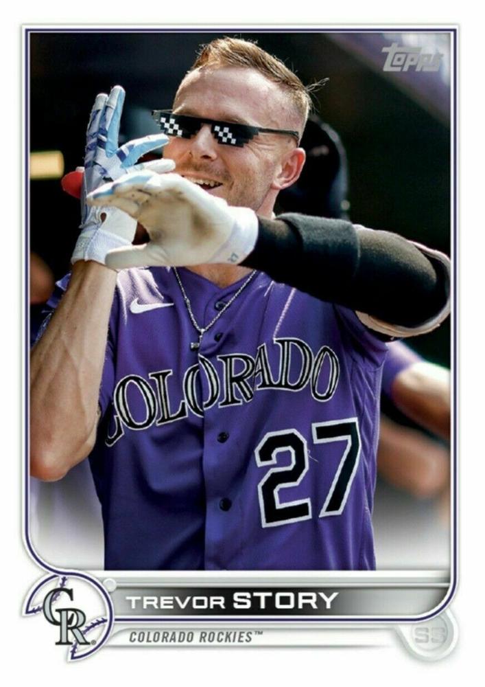 Trevor Story #260 Colorado Rockies (Sunglasses) | 2022 Topps