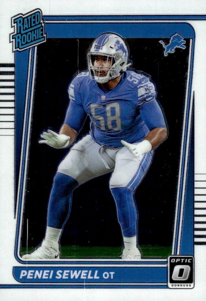Penei Sewell #260 Detroit Lions | 2021 Donruss Optic | NFL Football